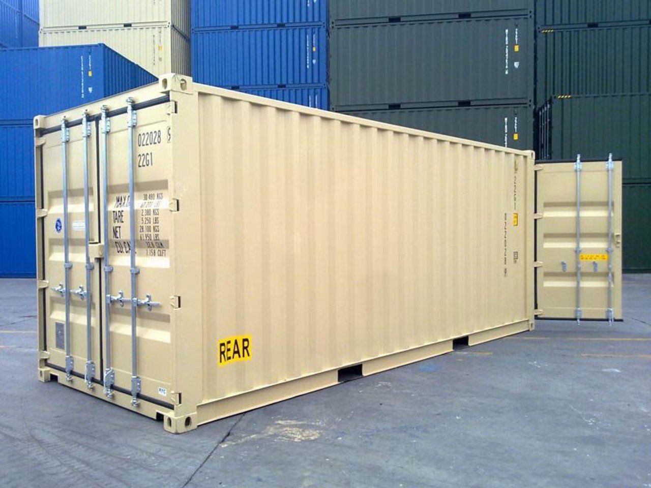 20Ft High Cube Double Door One Trip Shipping Container - Image 5